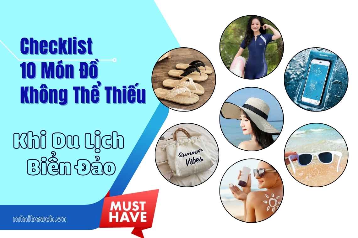 Du lịch biển đảo - 10 món đồ không thể thiếu